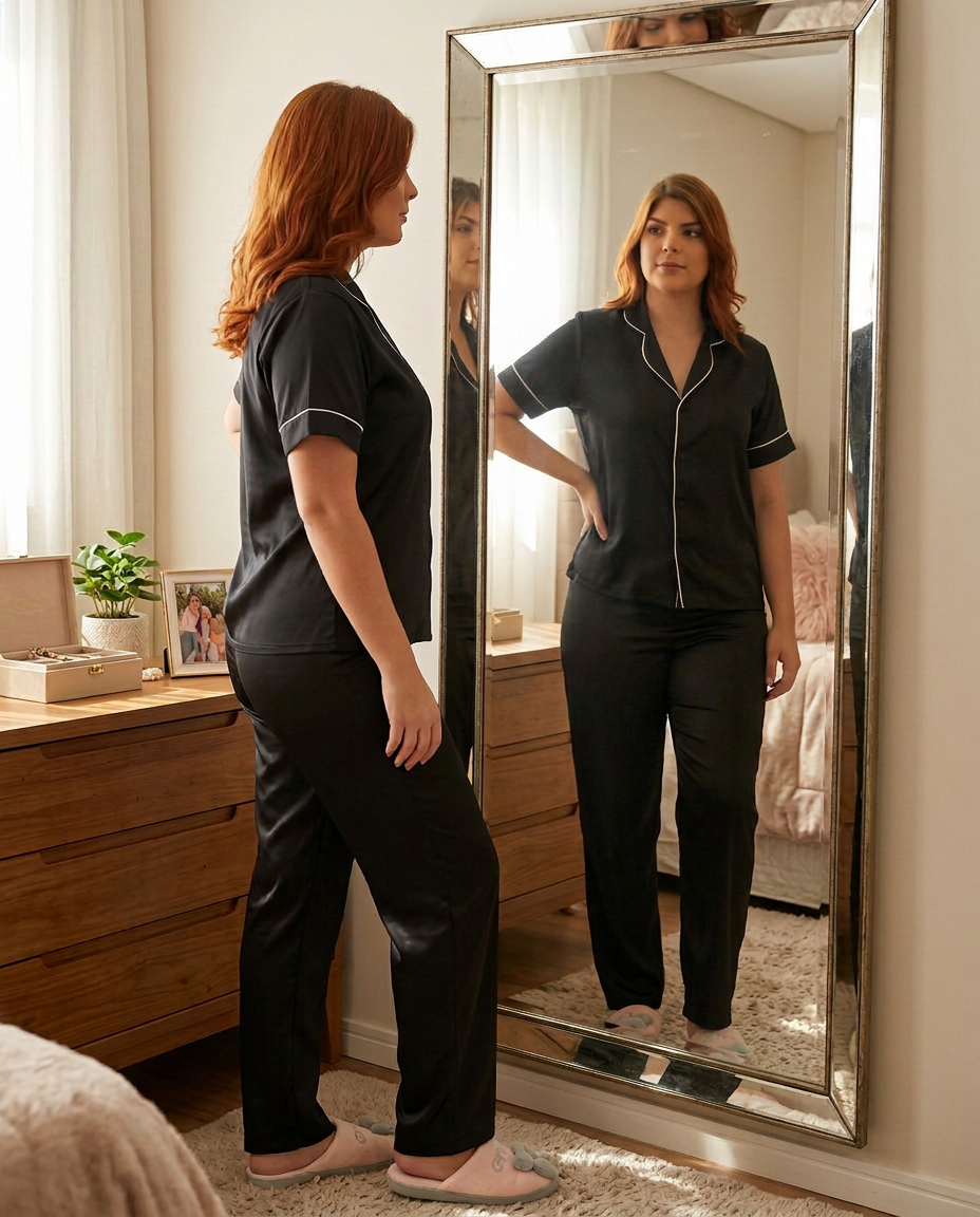 Pijama Premium lirio Negro