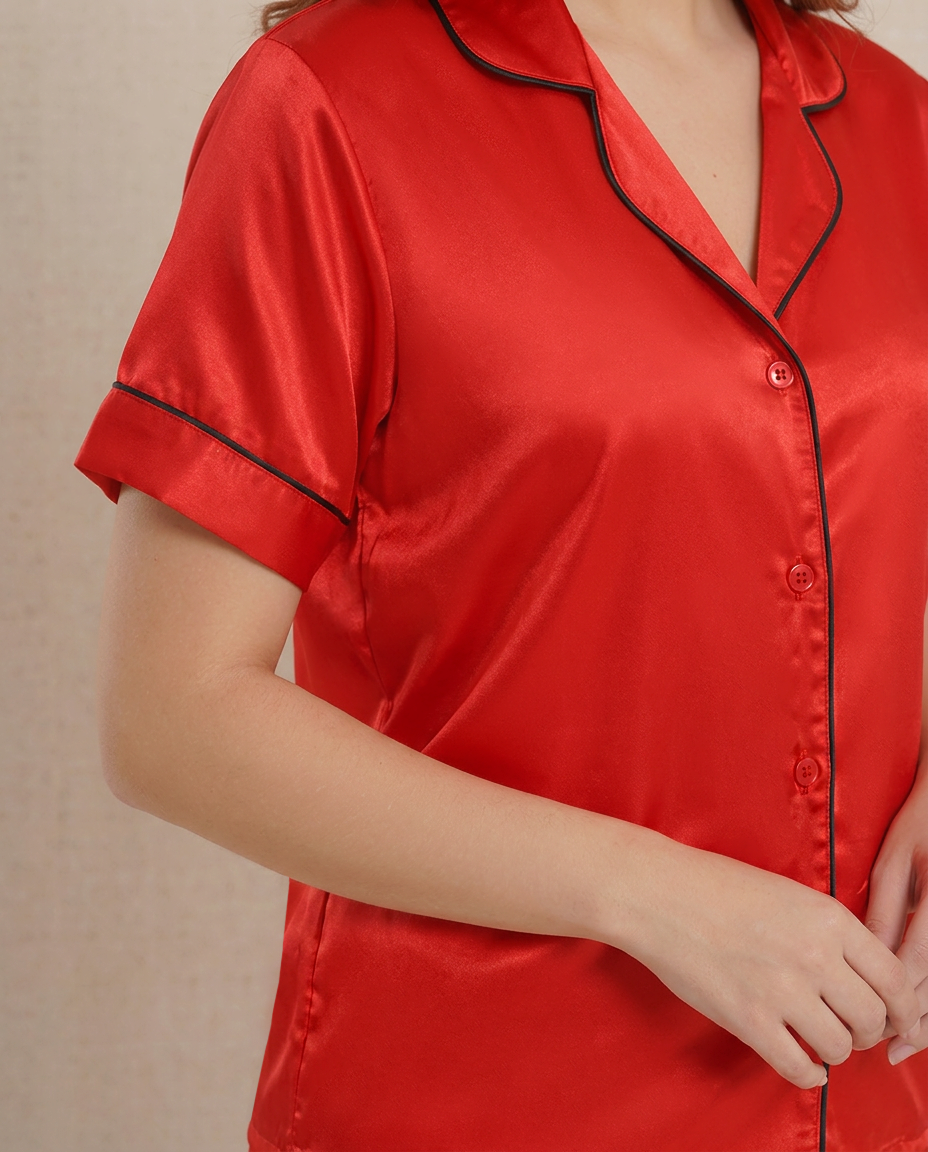 Pijama ultra cómoda Anahi  Rojo